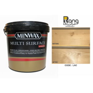 پوشش محافظ بی‌رنگ چوب ، لاک مینوکس ، گالن 4LT لیتری