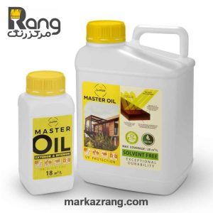 رنگ چوب پایه روغن گیاهی هامرز - قوطی 1 لیتری