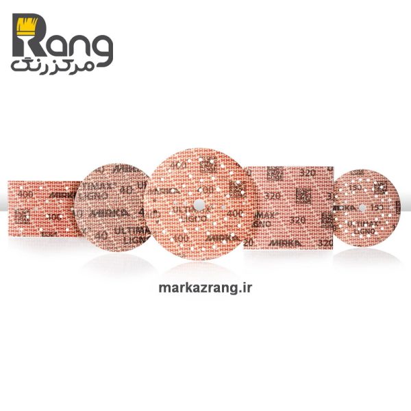 سنباده دیسکی تیزشونده چوب میرکا P240 ، مدل التیمکس لیگنو MIRKA Ultimax Ligno - Image 3