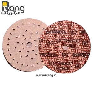 سنباده دیسکی تیزشونده چوب میرکا P80 ، مدل التیمکس لیگنو MIRKA Ultimax Ligno