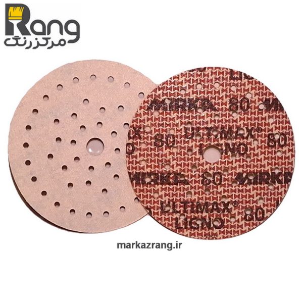 سنباده دیسکی تیزشونده چوب میرکا P80 ، مدل التیمکس لیگنو MIRKA Ultimax Ligno
