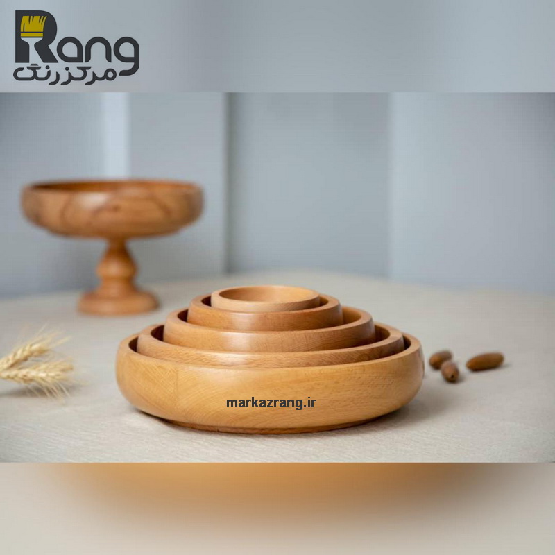 کاسه چوبی راش خام قطر 10 سانتیمتر (چوب راش وارداتی) - Image 2