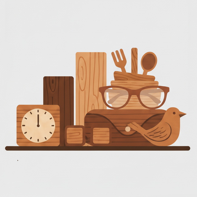 اکسسوری چوبی