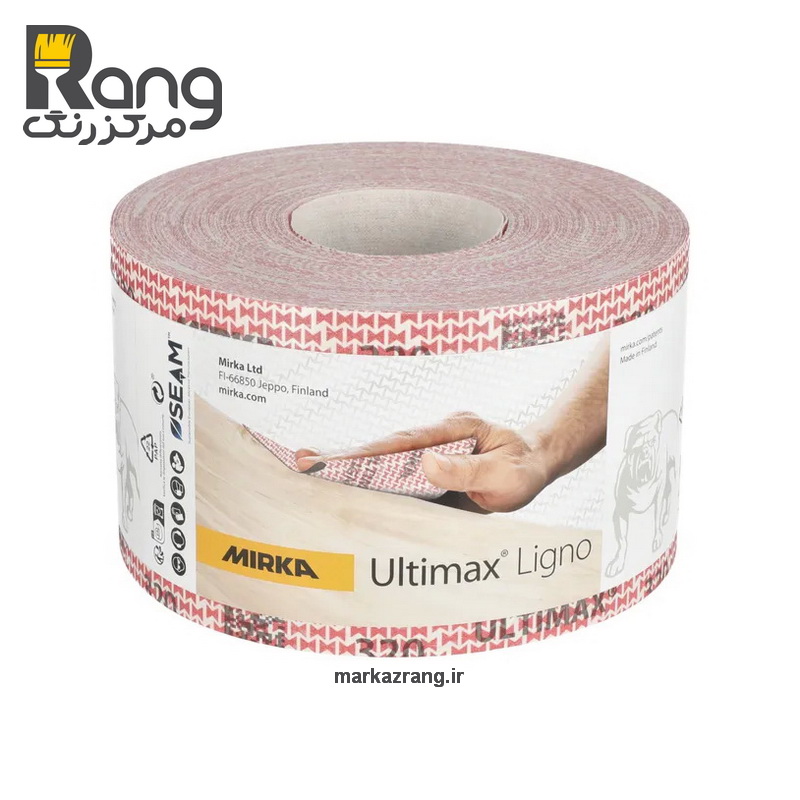 سنباده رولی 11.5 سانتی تیزشونده P120 میرکا، مدل التیمکس لیگنو MIRKA Ultimax Ligno - Image 6