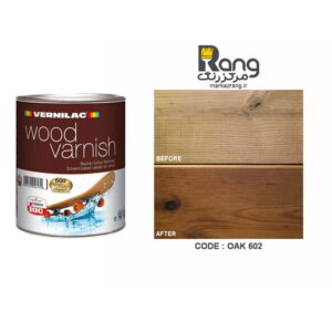 رنگ ترمووود پایه روغن ورنیلاک VERNILAC یونان ، کد Oak 602 بلوطی ، 750ml میلی