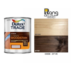 رنگ چوب دولوکس، کد DT05، رنگ ماهگونی MAHOGANY، حجم 1LT لیتری