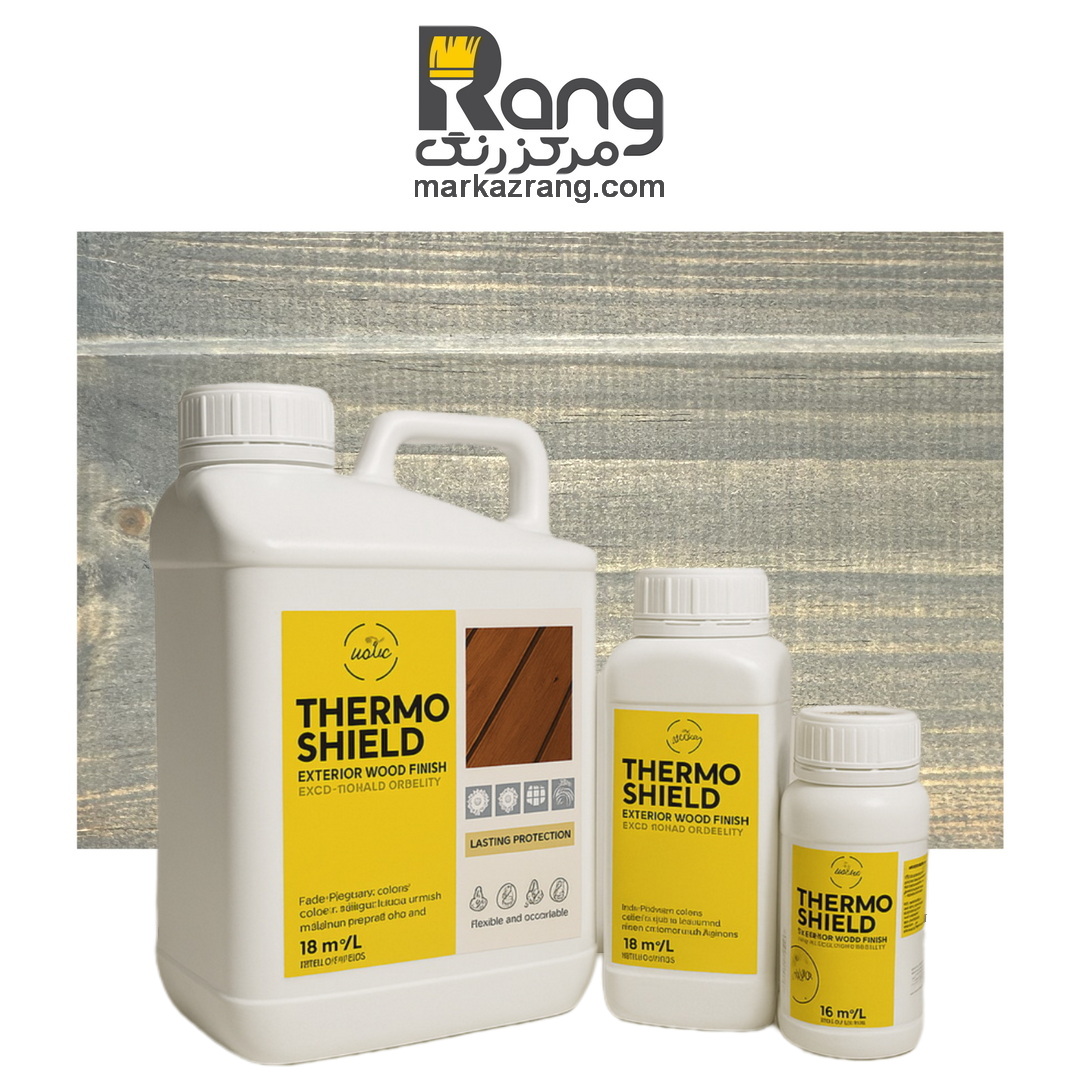 رنگ چوب گیاهی پریمیوم هامرز ، محافظت کامل با یک دست اجرا ، کد Grey طوسی ، 250ml میلی