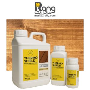 رنگ چوب گیاهی ترموشیلد هامرز، سپر محافظ چوب، کد Mahogany ماهگونی، 5LT لیتری