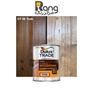 رنگ چوب و ترموود دولوکس، کد DT06، رنگ تیک TEAK، حجم 1LT لیتری